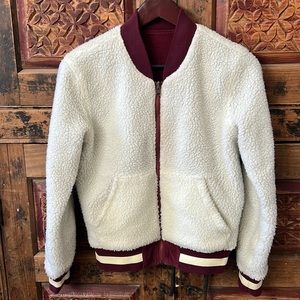 Faherty women’s reversible bomber jacket size small